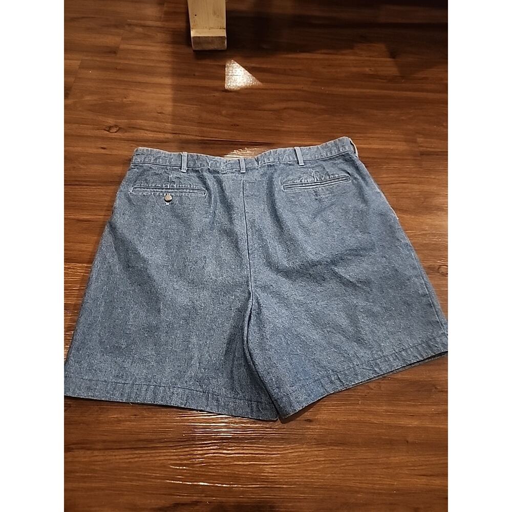 Preswick and Moore Men's Denim Bermuda Dress‎ Shorts Size 38 - Picture 2 of 3